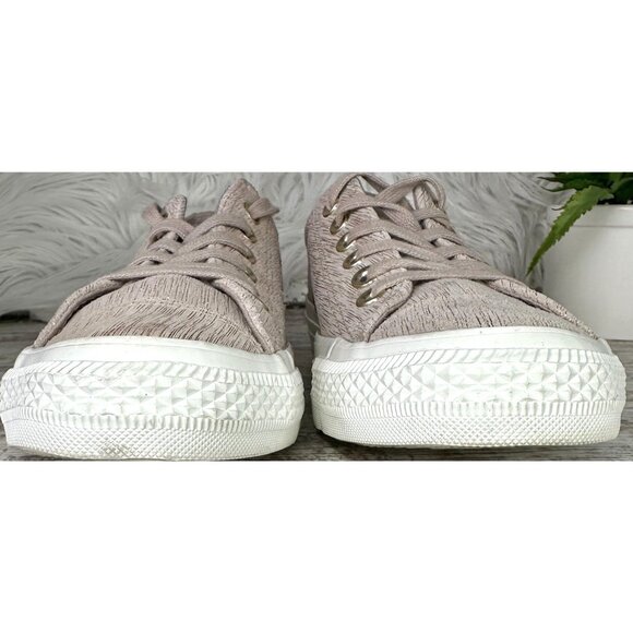 Converse CTAS Precious Metal Suede Lo Shoe Sneaker Women's 8 Taupe Metallic - Picture 11 of 13